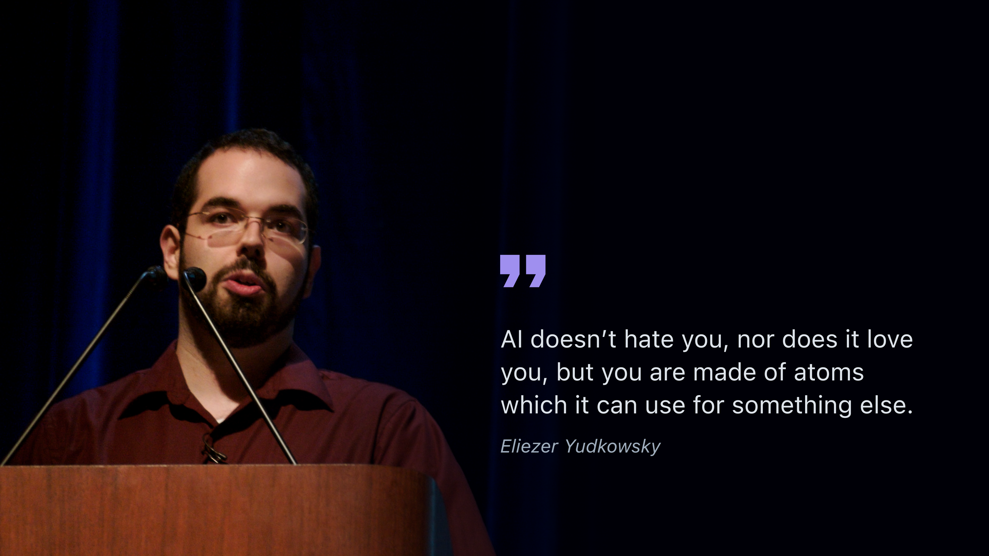 Quote Eliezer Yudkowsky about AI